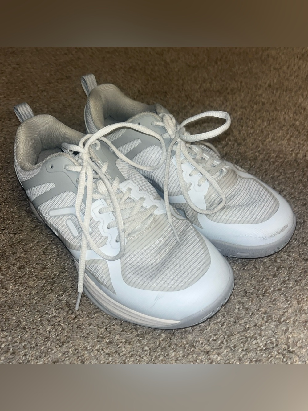 FitVille Tennis Shoes Size 10W Extra Wide All Court Athletic Sneakers Pickleball